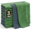 Dark Grey & Grass Green