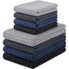 Navy Blue/Grey/Black/Dark Grey